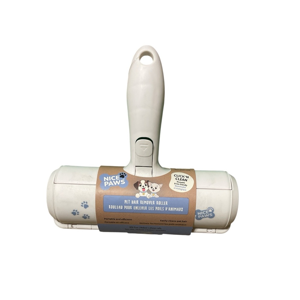 Pet Hair Remover Roller with Blue Accents